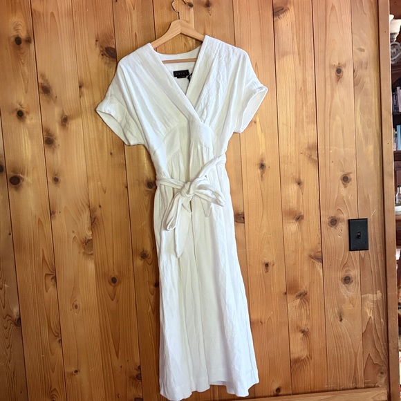 Hatch The Carolina Dress in White Gauze Maternity Size 2 M NWT - Picture 6 of 7